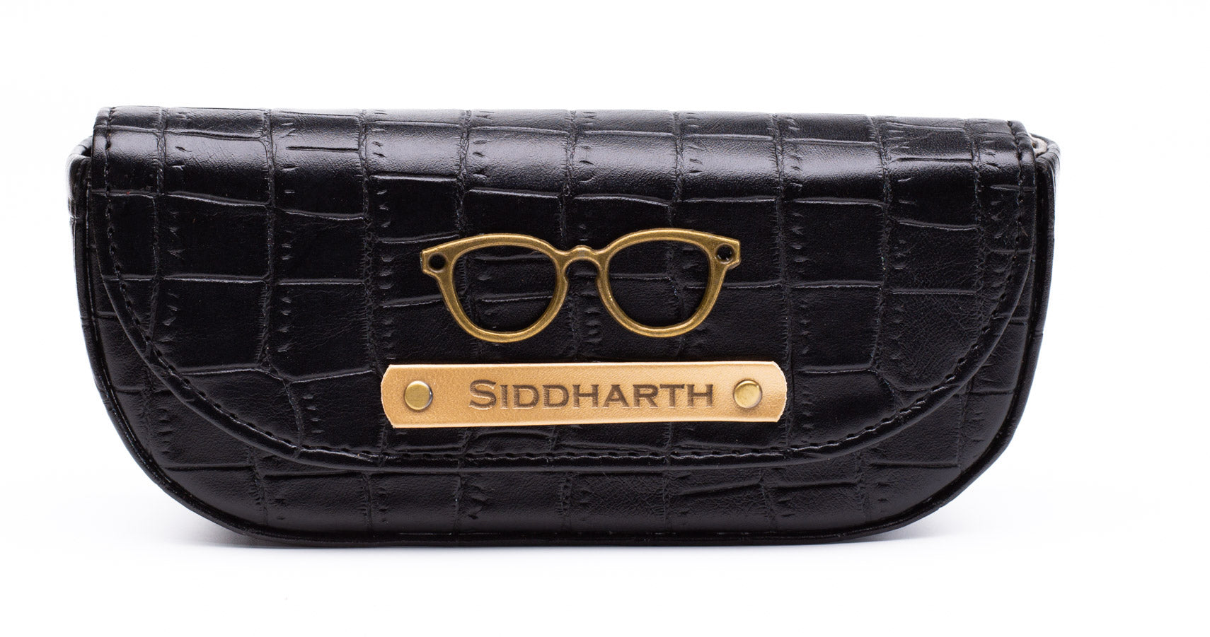 Personalised Self-Textured Sunglass Cover (Black)