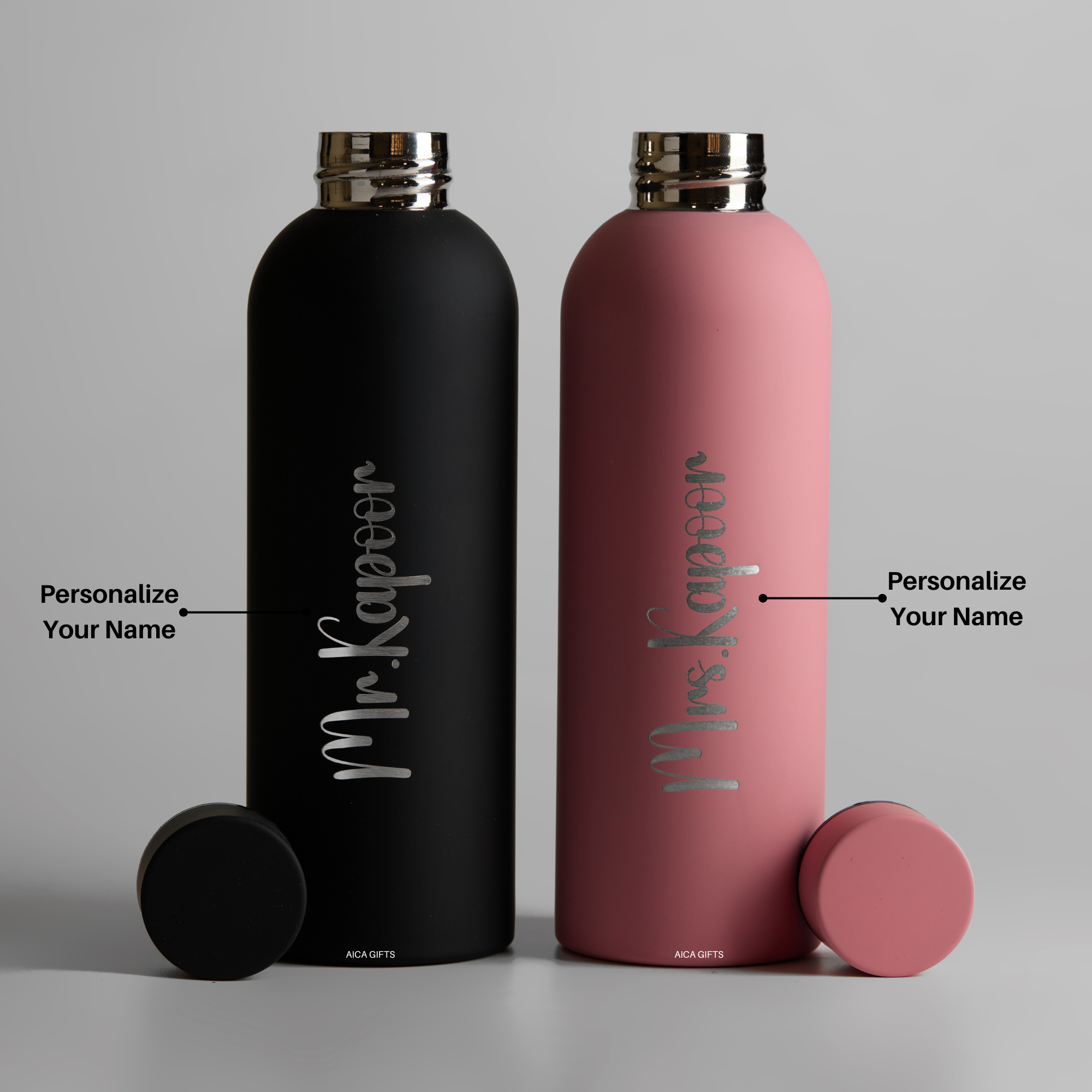 Personalized Couple Bottle