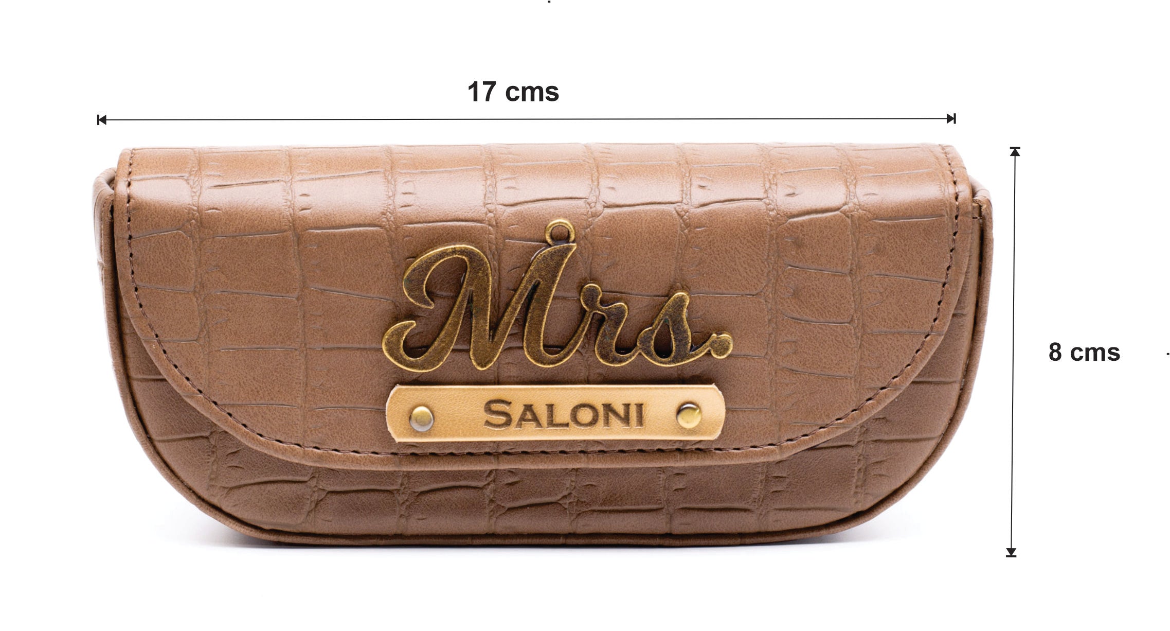 Personalized Sunglasses Cover (Brown)