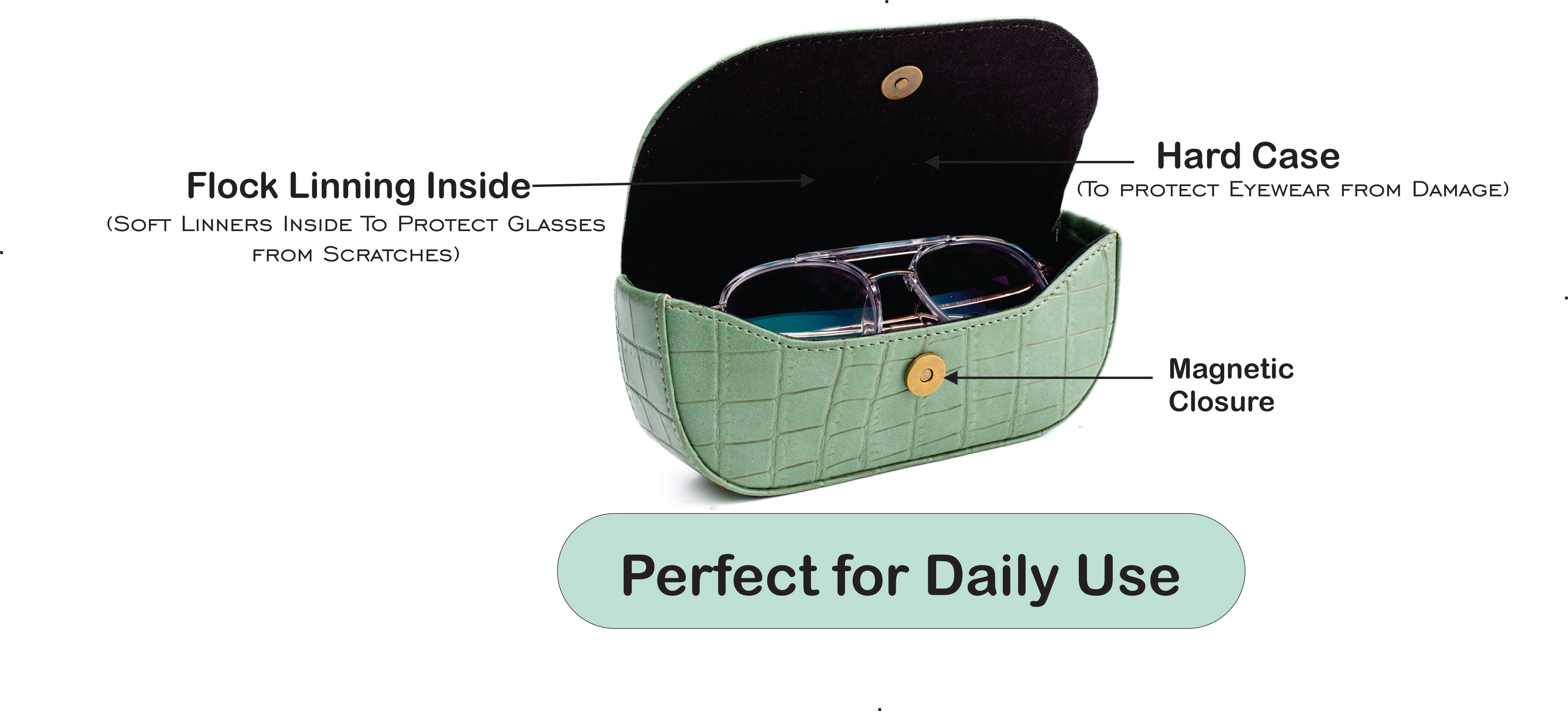 Personalized Sunglasses Cover (MintGreen)