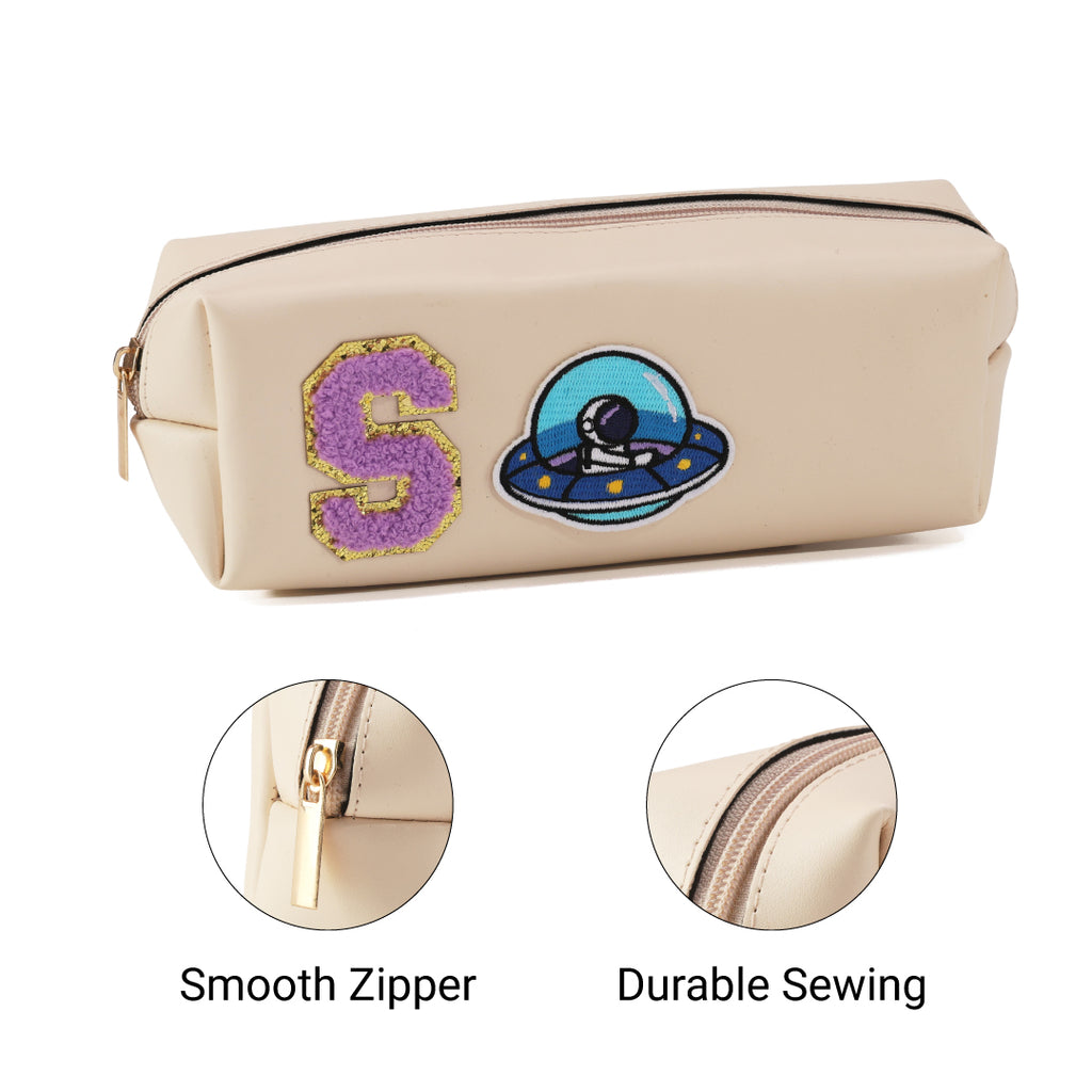 Personalized Pencil Pouch - Cream