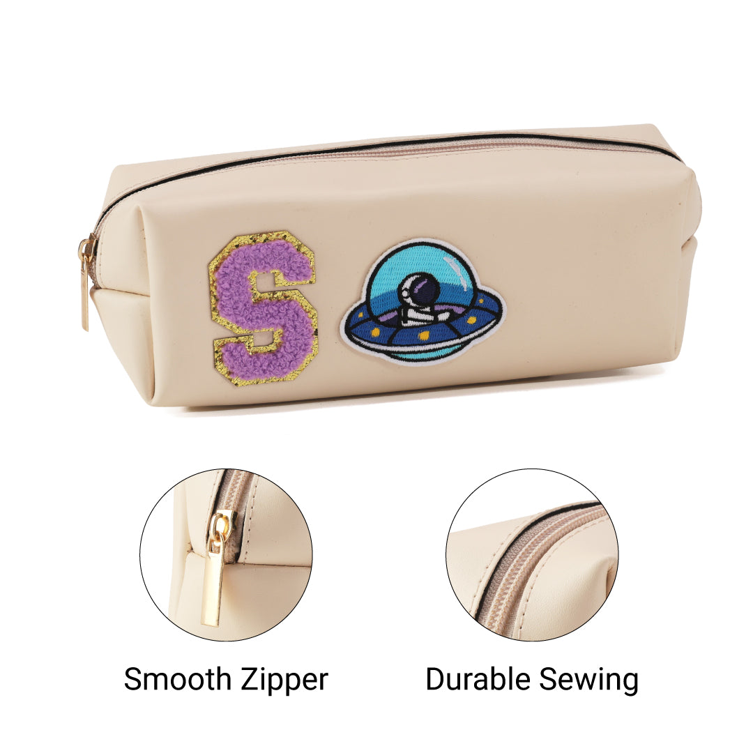 Personalized Pencil Pouch - Cream