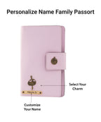 Personalized Family Passport Cover - Purple