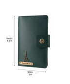 Personalized Family Passport Cover - Darkgreen