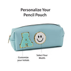 Personalized Pencil Pouch - Babyblue