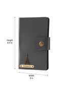 Personalized Family Passport Cover - Grey