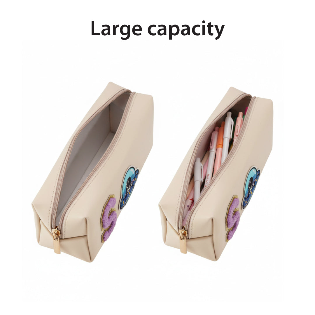Personalized Pencil Pouch - Cream