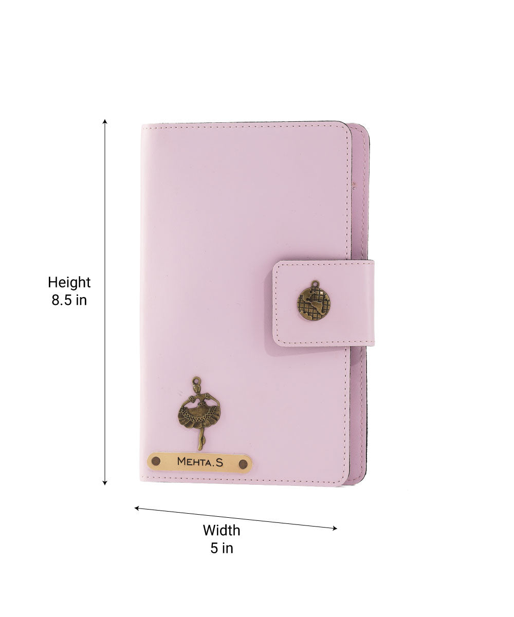 Personalized Family Passport Cover - Purple