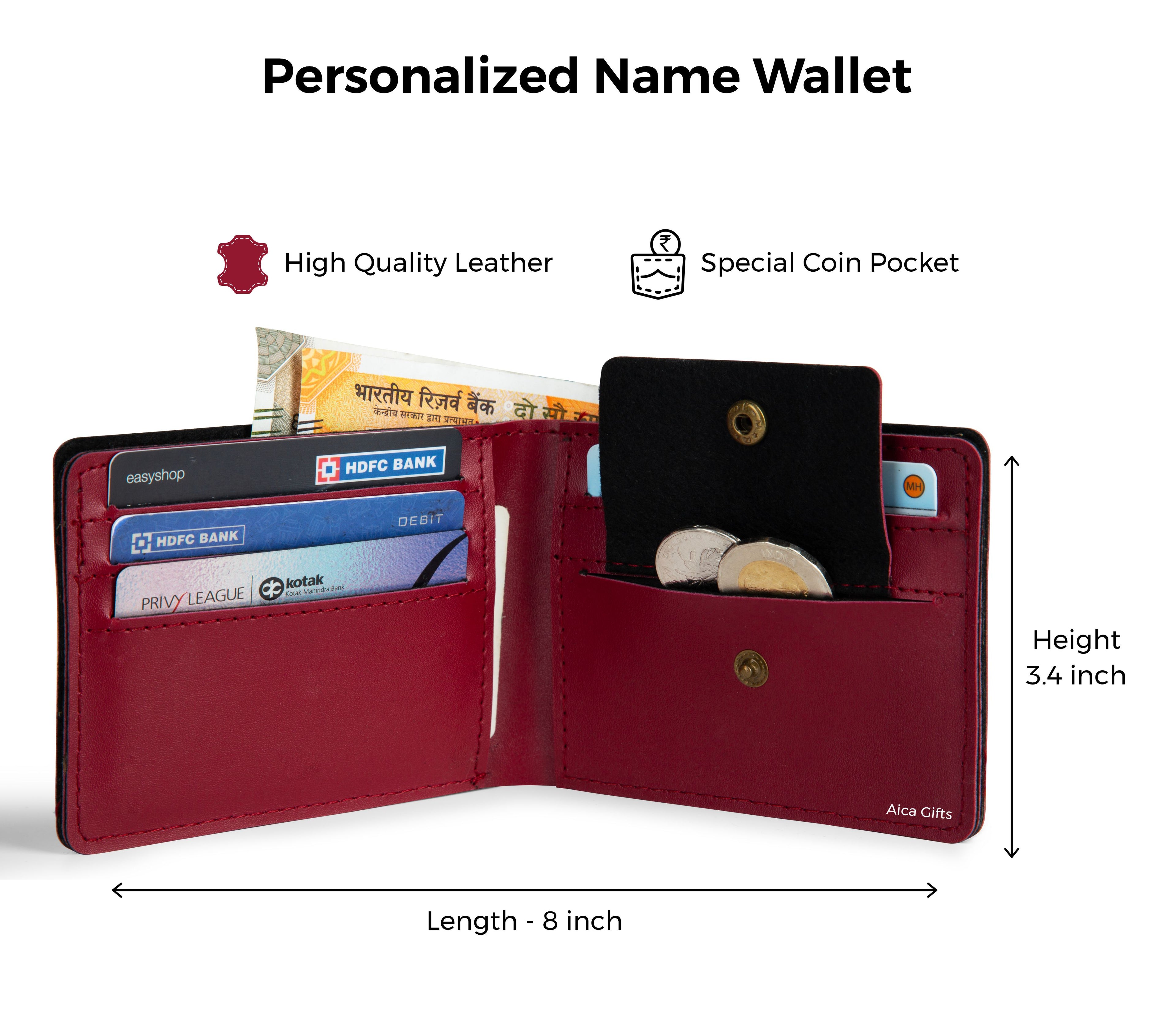 Personalized Mens Wallet