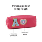 Personalized Pencil Pouch - Darkpink