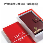 Personalized Family Passport Cover - Wine