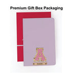 Personalized Name & Embroidery  Patch Diary - Purple