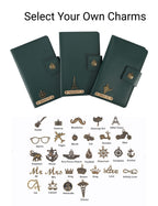 Personalized Family Passport Cover - Darkgreen