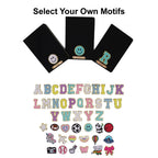 Personalized Name & Embroidery  Patch Diary - Black