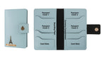 Personalized Family Passport Cover - Babyblue