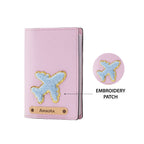 Personalized Patch Passport Cover - Purple