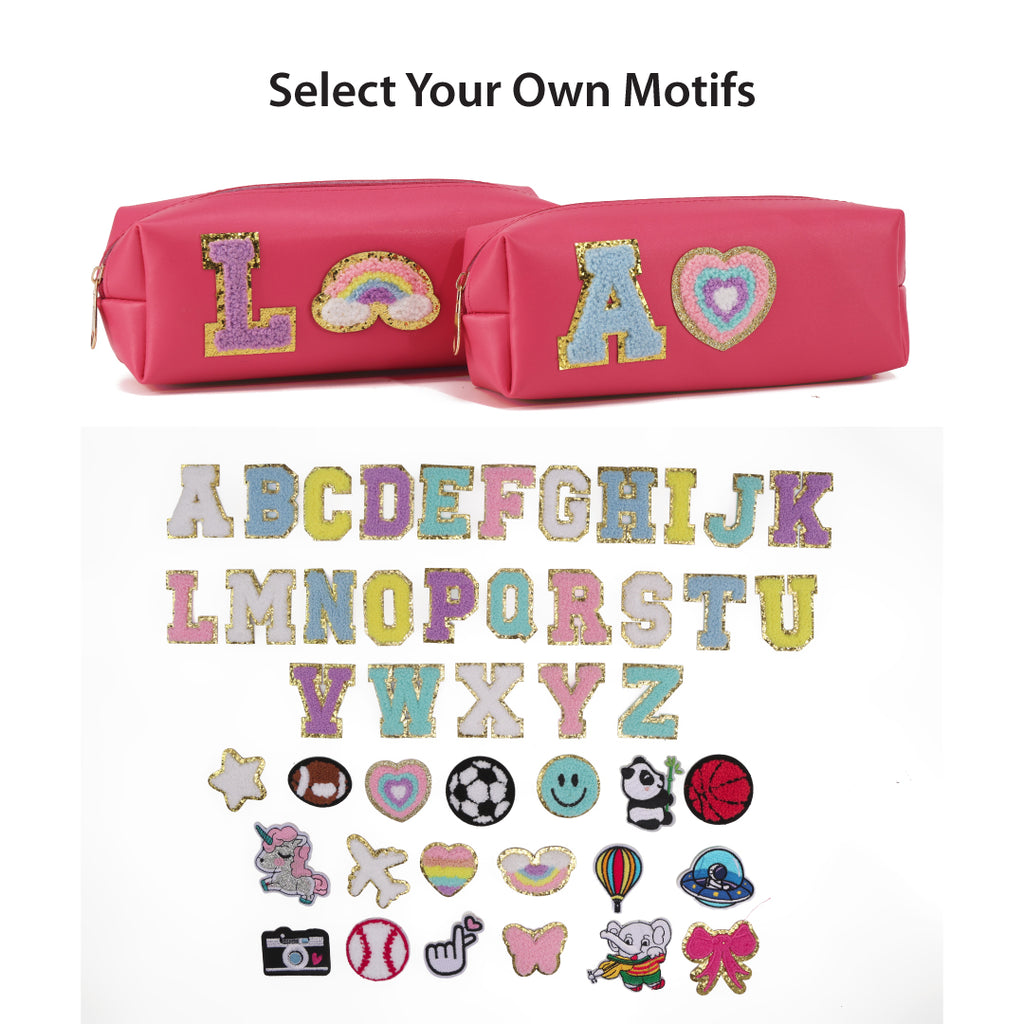 Personalized Pencil Pouch - Darkpink