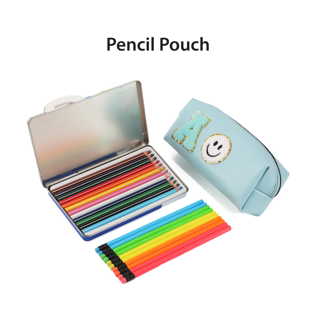 Personalized Pencil Pouch - Babyblue