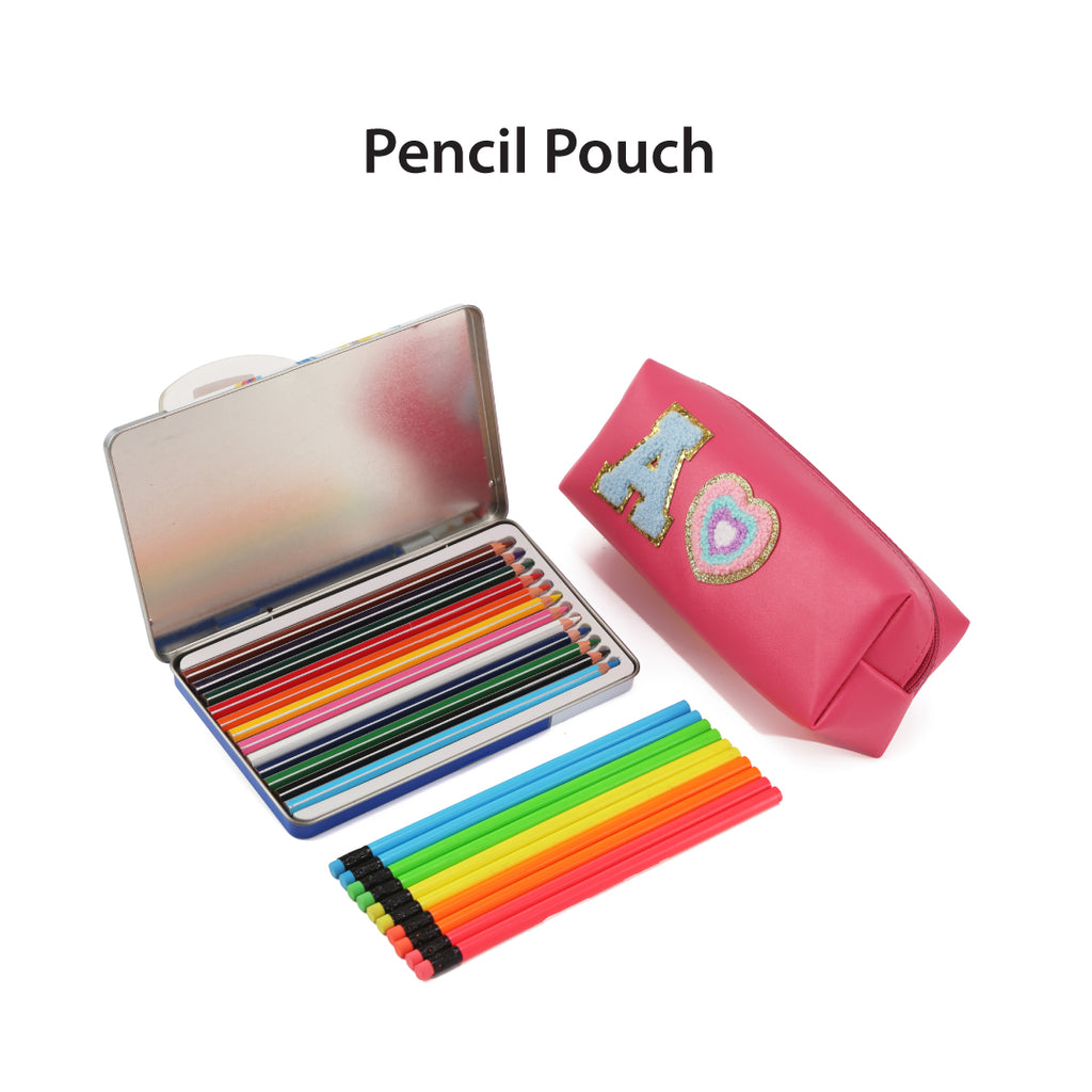 Personalized Pencil Pouch - Darkpink