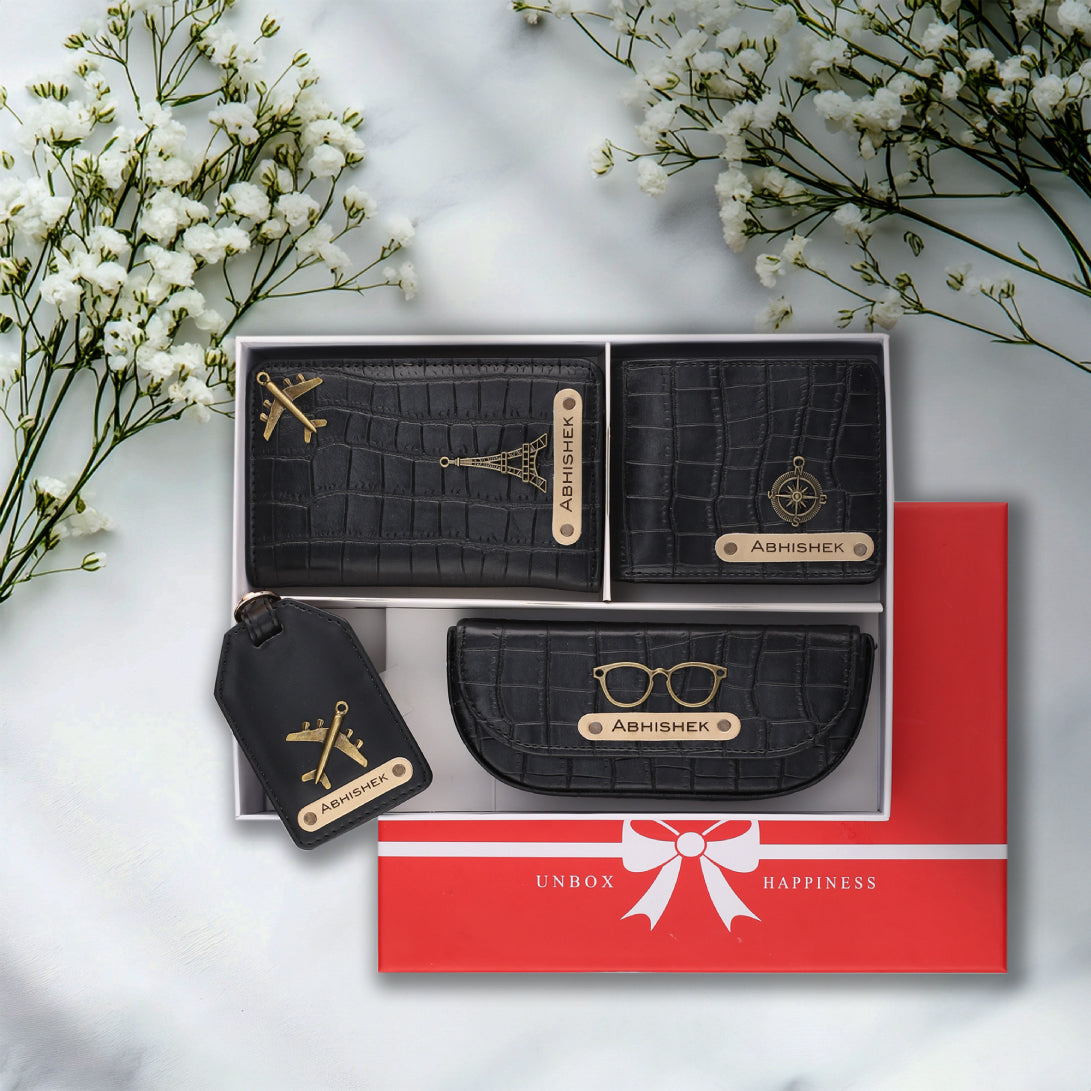 Personalized Mens Giftset - Black