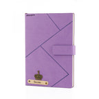 Personalized Name Self Design Leather Diary A5-160 Pages - Purple