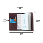 Personalised Passport Cover (Darkbrown)