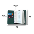 Personalised Passport Cover (DarkGreen)