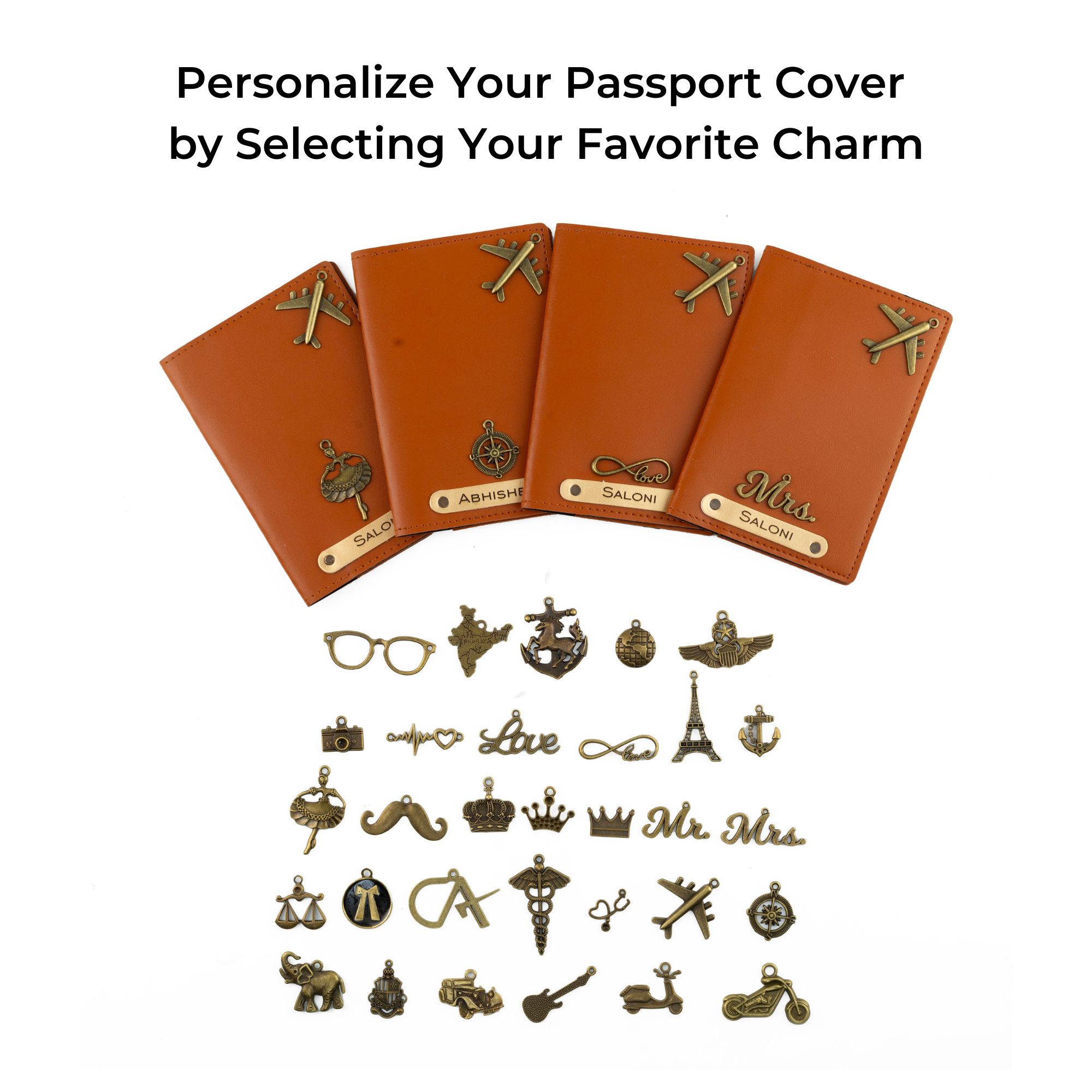 Personalised Passport Cover (TanBrown)