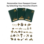 Personalised Passport Cover (DarkGreen)