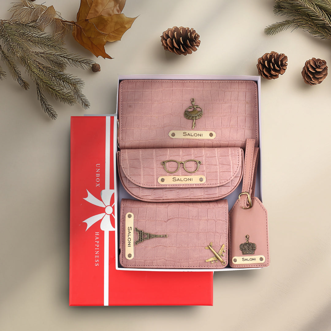 Personalized Womens Giftset - Nudepink