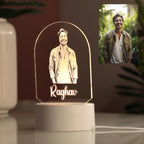 AICA Personalized Photo LED Lamp with Customised Name | Anniversary Birthday Marriage Wedding Gifts for Man Boyfriend Boys Husband