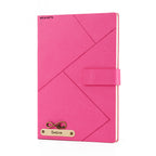 Personalized Name Self Design Leather Diary A5-160 Pages - Dark Pink