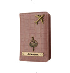Personalized Self –Textured Passport Cover (NudePink)