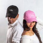 Personalised Cotton Cap – Free Size ,Black