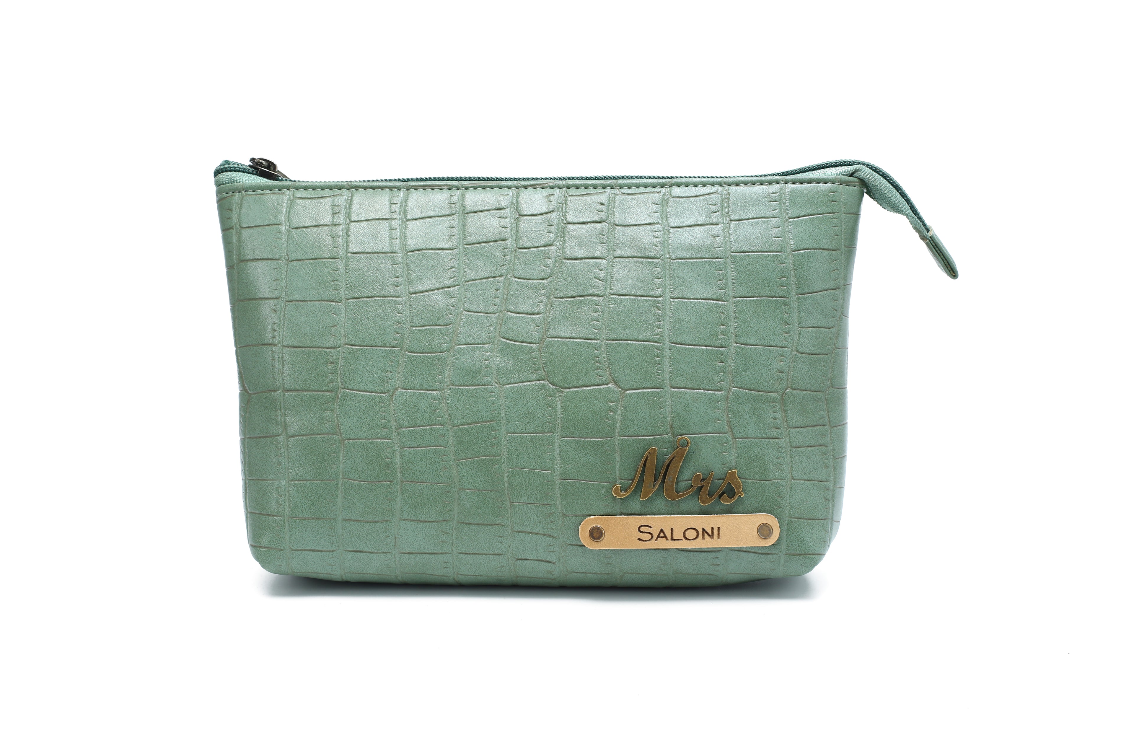 Personalized Toiletry Pouch – Mintgreen