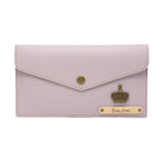 Load image into Gallery viewer, AICA Personalised Name &amp; Charm Leather Wallet Gift for Women (Purple)
