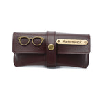 Personalised Sunglass Cover (Dark Brown)