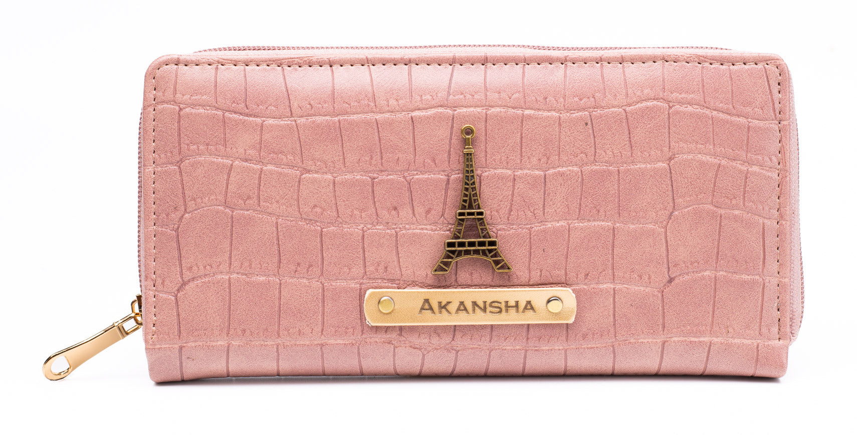 Personalized Self -Textured Womens Wallet (NudePink)