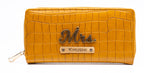 Personalized Self -Textured Womens Wallet - Yellow