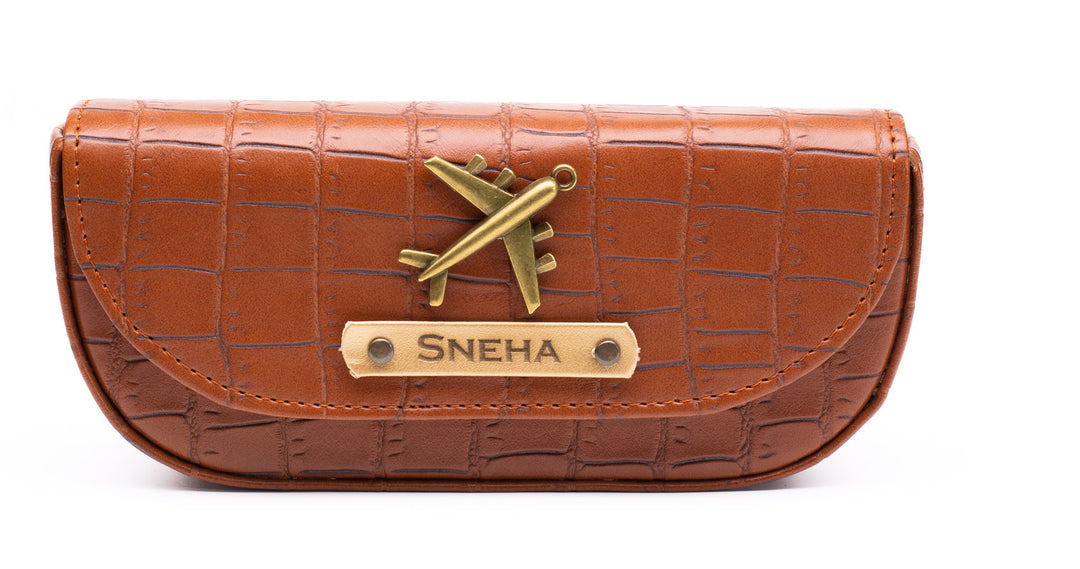 Personalized Sunglasses Cover (TanBrown)