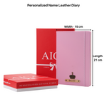 Load image into Gallery viewer, Personalized Diary -A5 Size, 180 Ruled Pages (BabyPink)

