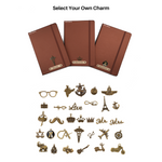 Load image into Gallery viewer, Personalized Diary -A5 Size, 180 Ruled Pages (Dark Brown)
