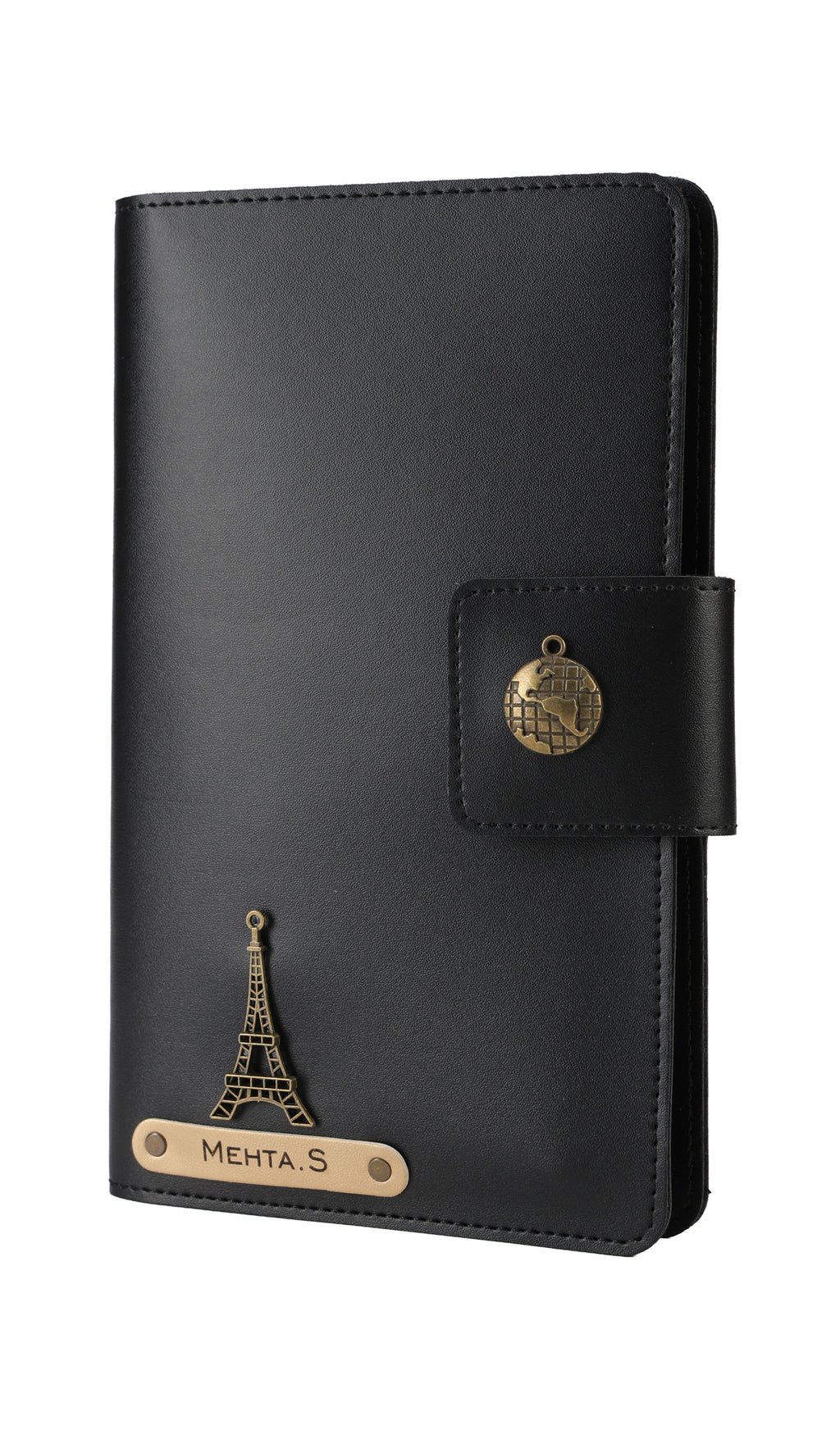 Personalized Family Passport Cover - Black