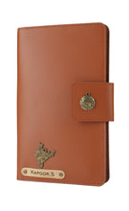 Personalized Family Passport Cover - Tanbrown