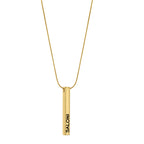 AICA Personalized Name Bar Pendant Necklace Women | Customized Ideal Gift for Birthdays Anniversary Valentine Day Special Occasions Loved Ones Friends Girlfriend Wife Teens Women Girls