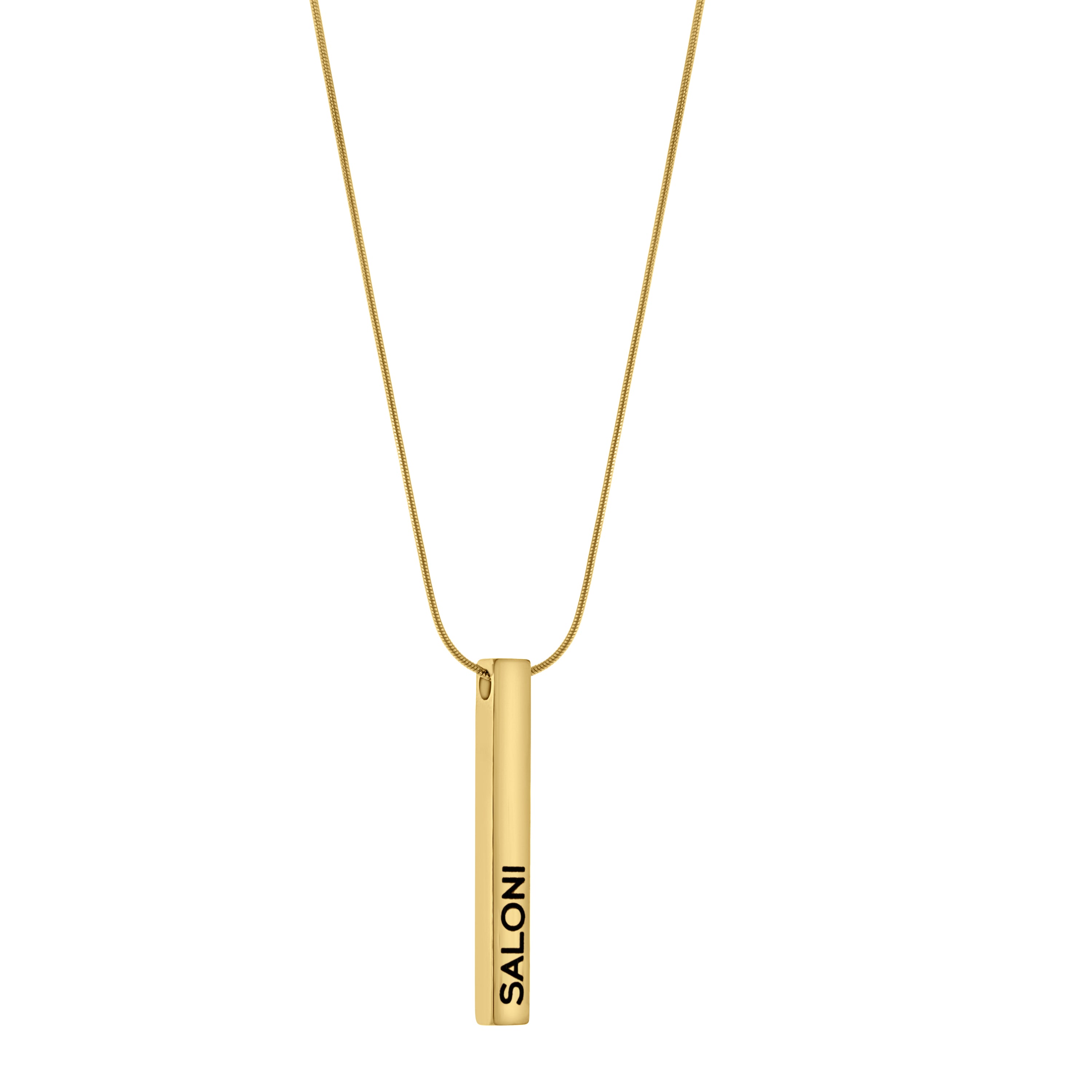 AICA Personalized Name Bar Pendant Necklace Women | Customized Ideal Gift for Birthdays Anniversary Valentine Day Special Occasions Loved Ones Friends Girlfriend Wife Teens Women Girls