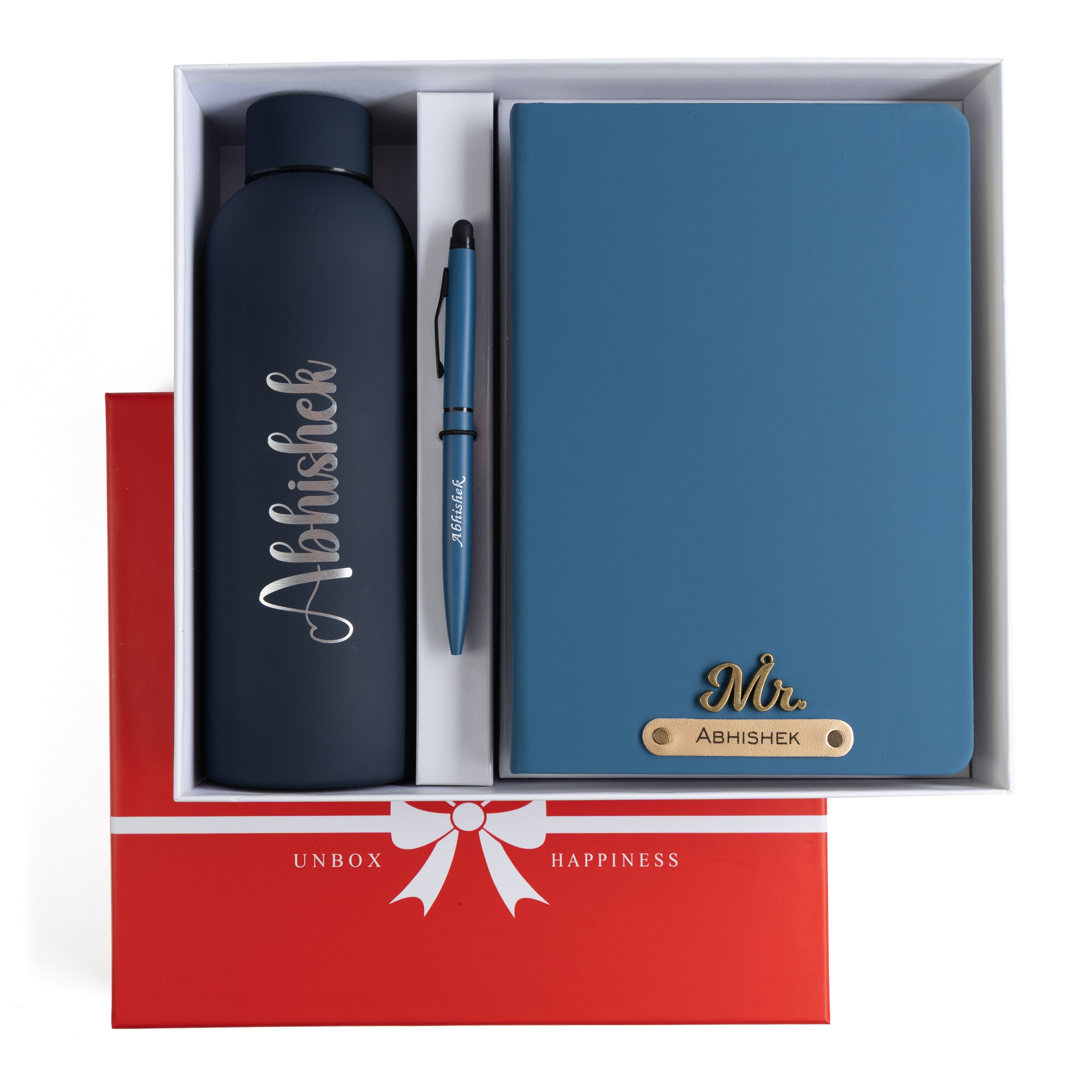 Personalized Diary Pen & Bottle – 3pcsGift Set All