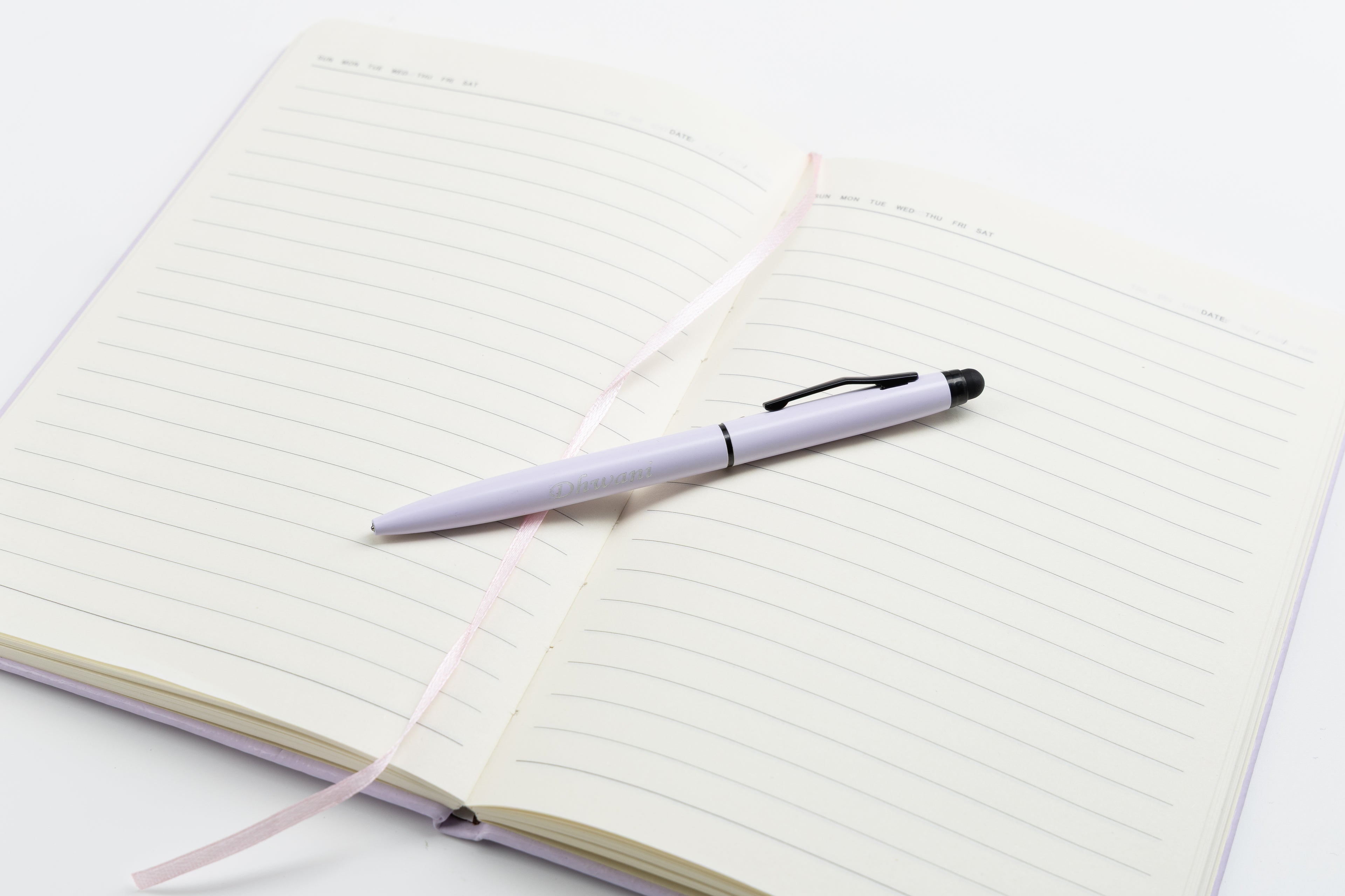 AICA Gifts Personalized Pens with Name Engraved Roller Ball Pen (Purple)