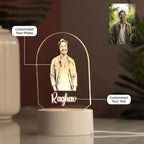 AICA Personalized Photo LED Lamp with Customised Name | Anniversary Birthday Marriage Wedding Gifts for Man Boyfriend Boys Husband