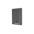 AICA Personalized Name & Charm Leather Notebook Diary -A5 Size, 180 Ruled Pages All